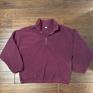 Aritzia TNA Polar 1/4 Zip Fleece Sweater - Women’s Large